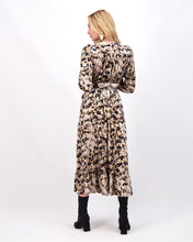 Load image into Gallery viewer, *FINAL SALE*   Velvet Wrap Dress in Tan
