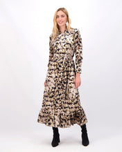 Load image into Gallery viewer, *FINAL SALE*   Velvet Wrap Dress in Tan
