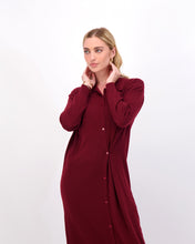 Load image into Gallery viewer, *FINAL SALE*   Knit Cardigan Dress in Burgundy
