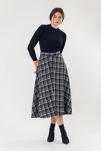 Load image into Gallery viewer, **FINAL SALE** Tweed Midi A-line Skirt
